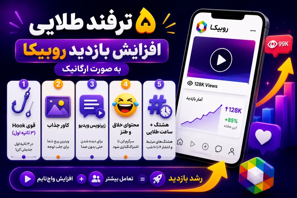 افزایش بازدید روبیکا